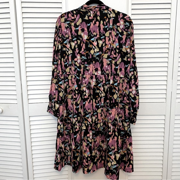 JDY New Shirtdress fun print size 12 tags - Picture 3 of 4